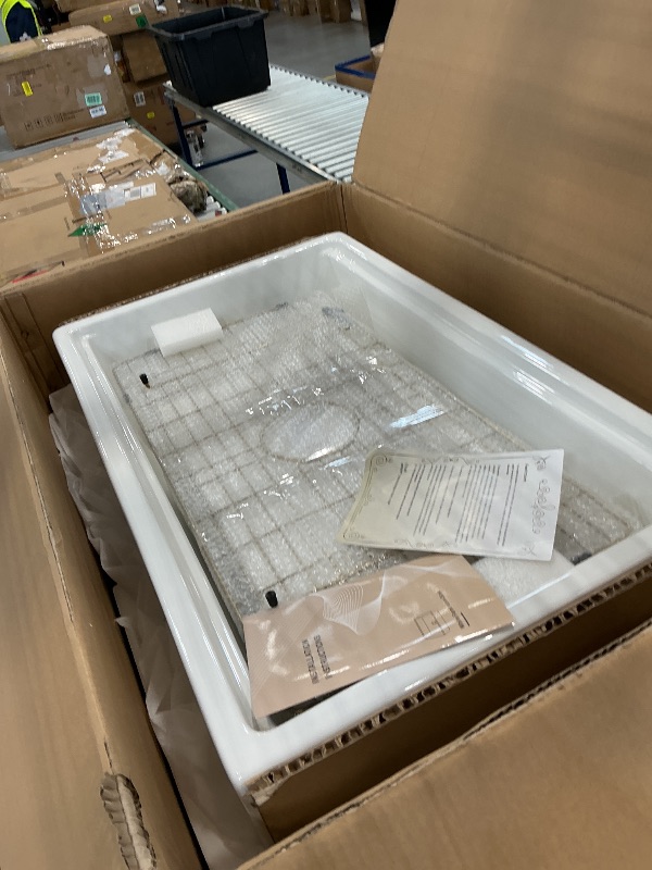 View 2 of Hontzes 33" Farmhouse Kitchen Sink