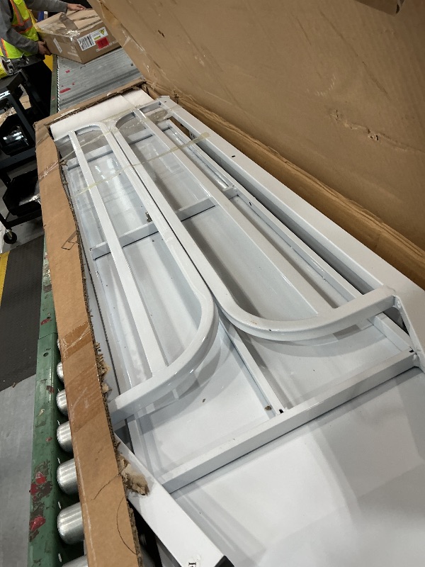 View 3 of YIORTWO Twin XL Bunk Bed with Slide