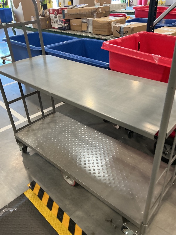 View 3 of extra large metal cart