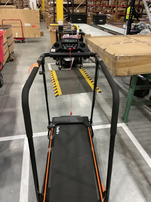 View 3 of REDLIRO Treadmill with Long Handrail