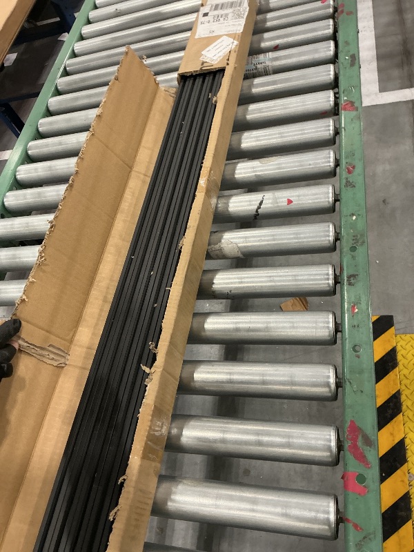 View 2 of SeekLiny 10Pcs 2020 Aluminum Extrusion Profile, 96" Black