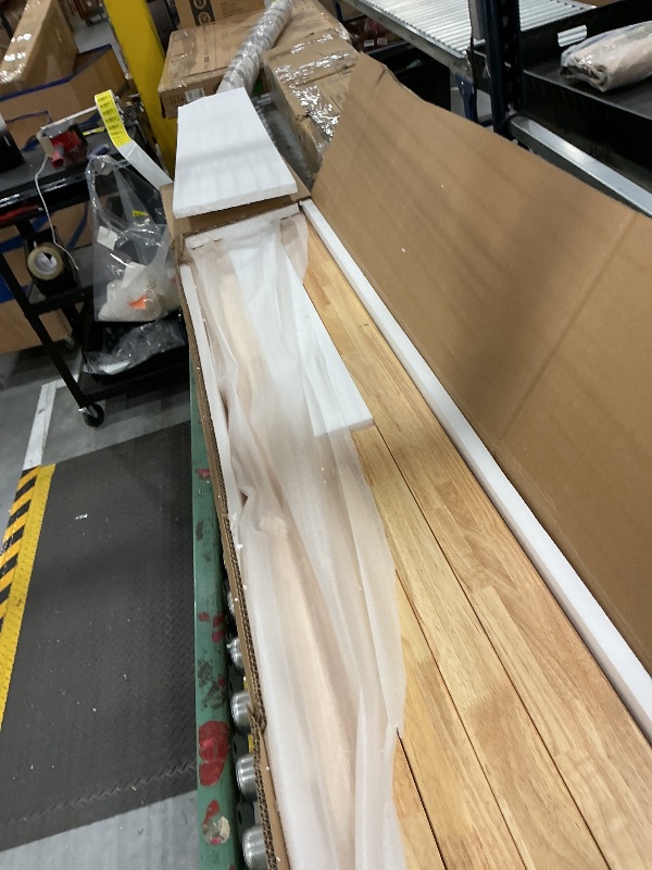View 2 of IOTXY Twin XL Solid Wood Platform Bed Frame