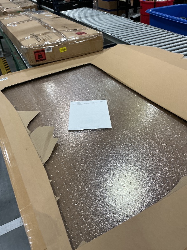 View 2 of Azadx Heavy Duty PET Chair Mat for Carpet 51" x 63"