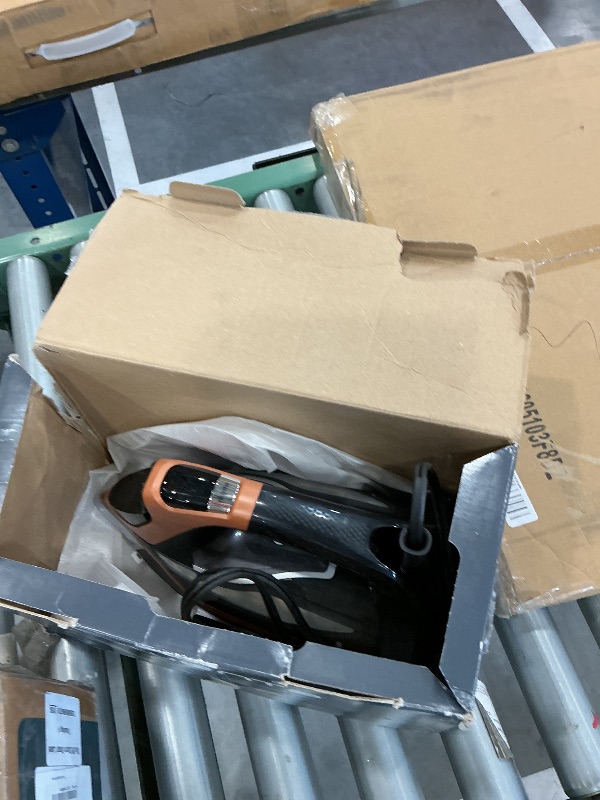 View 2 of Rowenta Iron Steam Force Pro Steam Iron for Clothes, 1850 Watts, 5 Presets Smart Screen, Stainless Steel Soleplate, High-Efficiency Handheld Steamer Ironing, Anti-Drip Protection, Black Copper, DW9580
