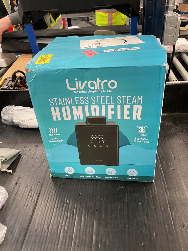 View 2 of Livatro 3L Stainless Steel Warm Mist Humidifier