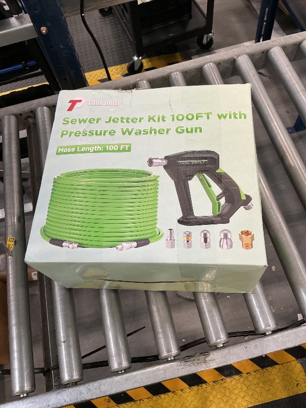 View 2 of Tool Daily Sewer Jetter Kit for Pressure Washer 100 FT, Power Washer Gun