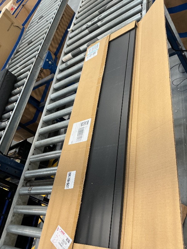 View 3 of XYgdhqpt 1Pc Black Amplifier Rack Plate,38" L x 11" W x 1/2" H