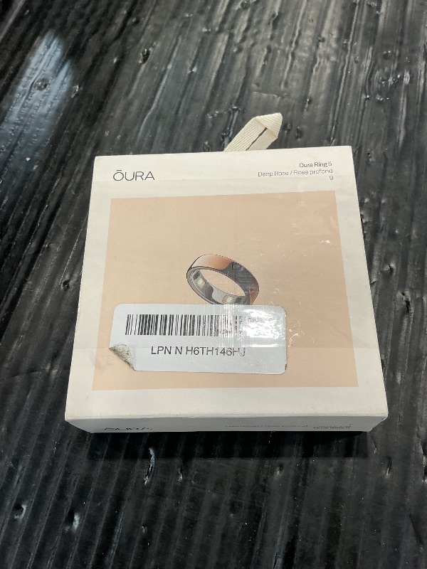 View 3 of Oura Ring 5 Smart Ring - Deep Rose - Size 8