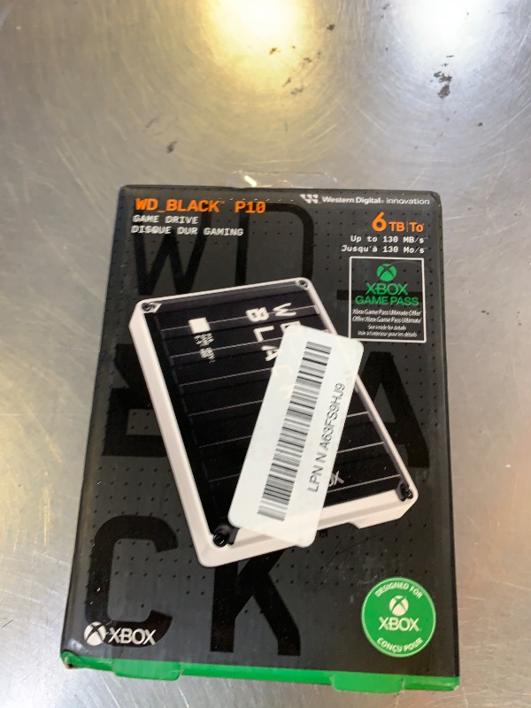 Photo 1 of WD_Black 6TB P10 Game Drive for Xbox