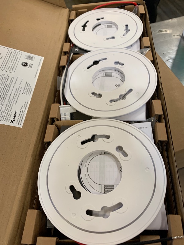 Photo 1 of Kidde Hardwired Smoke & CO Detector, 3 Pack