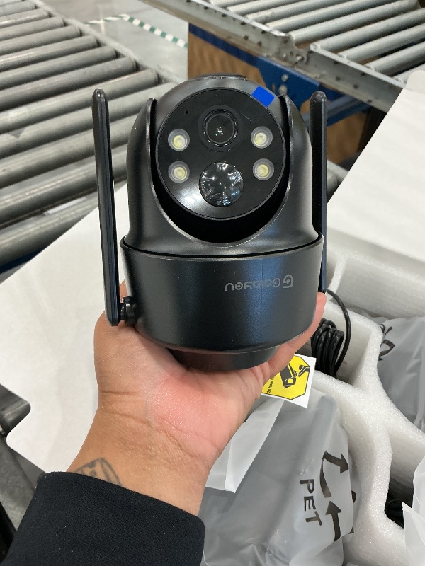 View 5 of GALAYOU R1 Wireless Outdoor Security Camera 4-Pack, Black