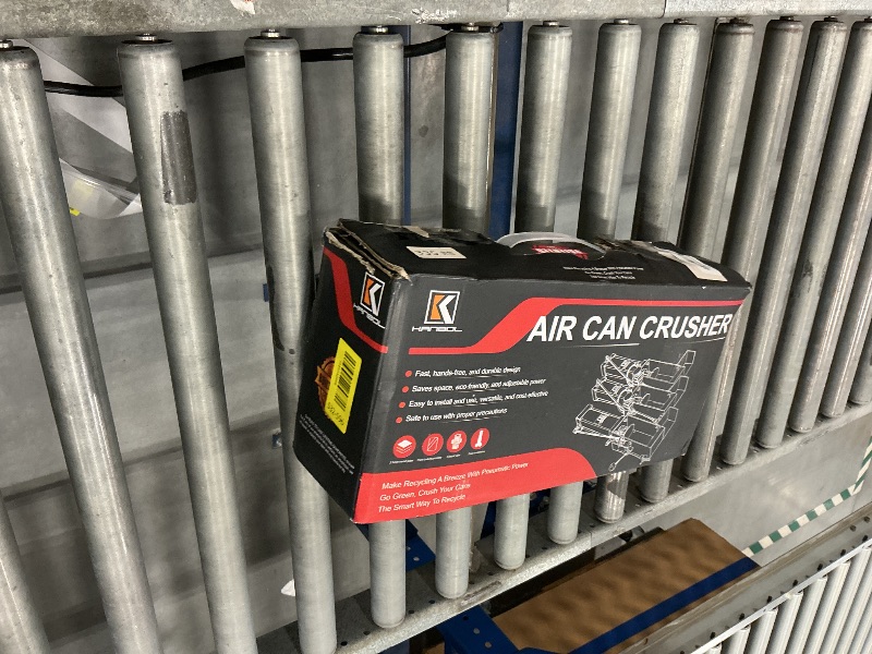 View 2 of KANBOL Pneumatic Can Crusher - Yellow