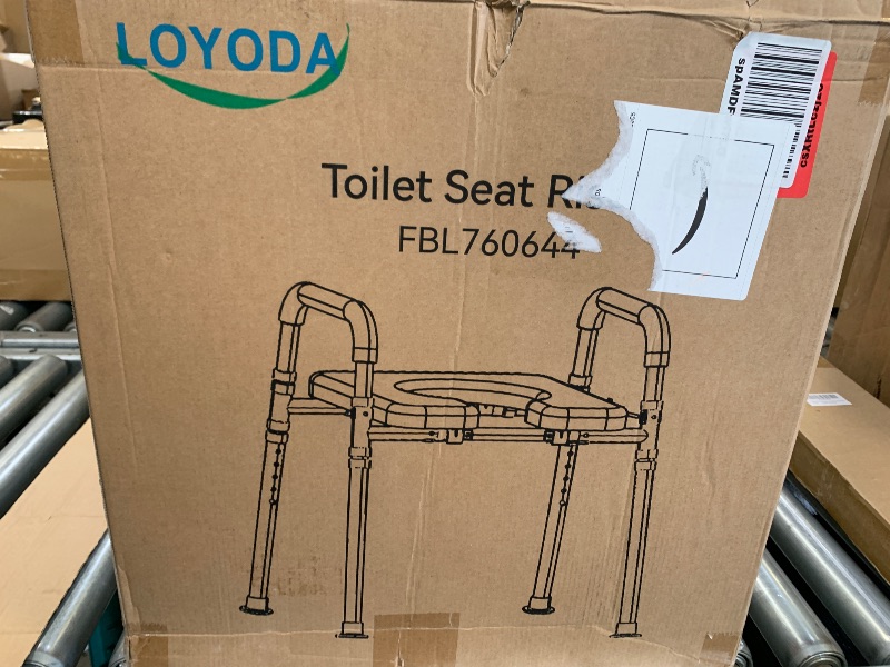 Photo 1 of Loyoda Raised Toilet Seat with Handles