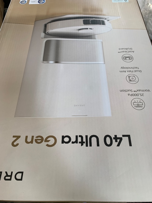 Photo 1 of dreame L40 Ultra Gen 2 Robot Vacuum & Mop