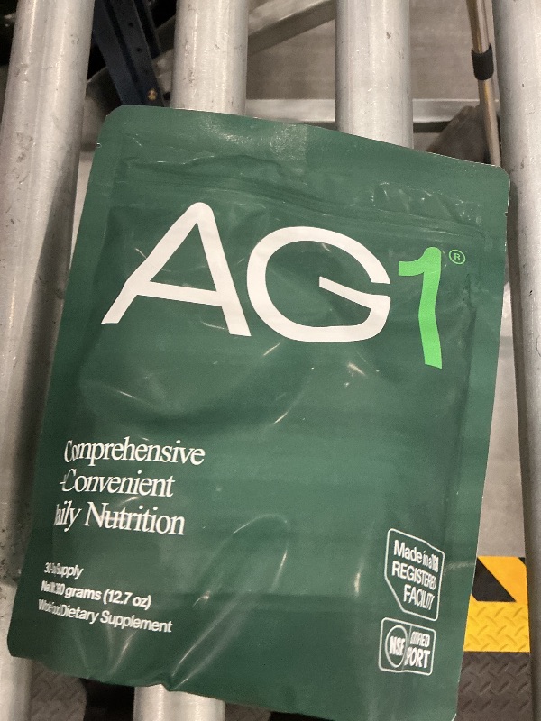 Photo 1 of AG1 Greens Powder Multivitamin and Probiotic Blend with Shaker & Scoop