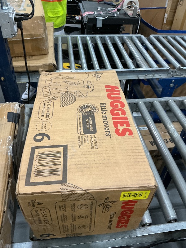 Photo 1 of Huggies Little Movers Diapers Size 6, 108 Count