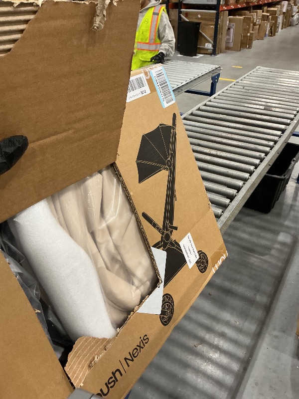 View 3 of Mompush Nexis Carbon Fiber Lightweight Travel Stroller, Carry-On, Khaki