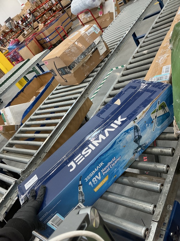 View 2 of JESIMAIK Handheld Pool Vacuum with Telescopic Pole