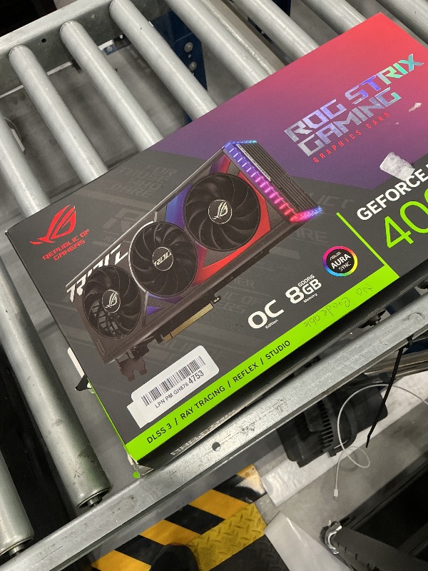 View 2 of ASUS ROG Strix GeForce RTX 4060 OC Gaming Graphics Card 8GB VRAM
