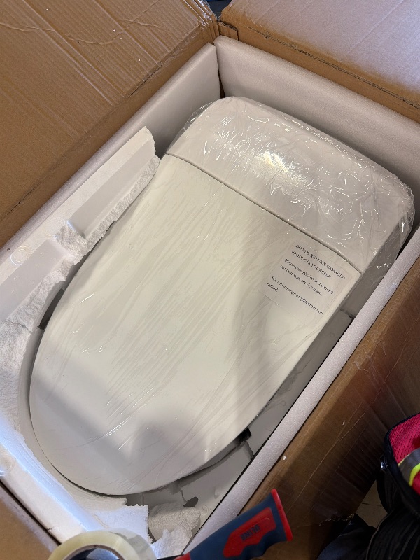 Photo 1 of Vipbear Smart Bidet Toilet - White, Auto Open/Close