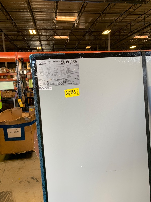 Photo 1 of BLACK+DECKER 14.6 Cu. Ft. Top Mount Refrigerator