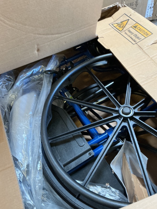 View 3 of Drive Medical Blue Streak Lightweight Wheelchair, 18" Seat