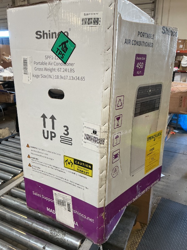 Photo 1 of Shinco 12,000 BTU Portable Air Conditioner