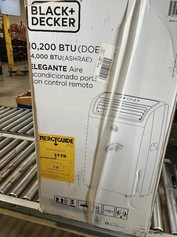 Photo 1 of BLACK+DECKER Smart Portable Air Conditioner, 14,000 BTU, BPACT14WT, White