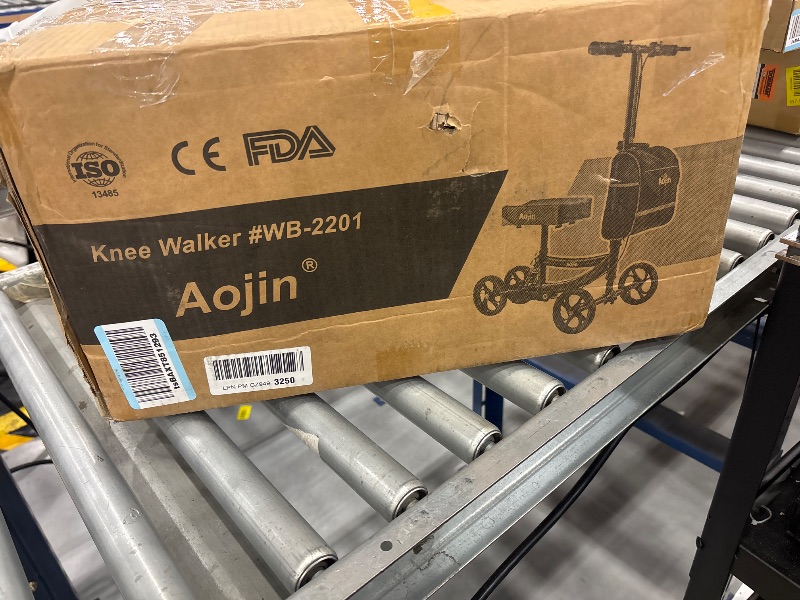 View 2 of Aojin Knee Scooter with Storage Bag, 8" Wheels