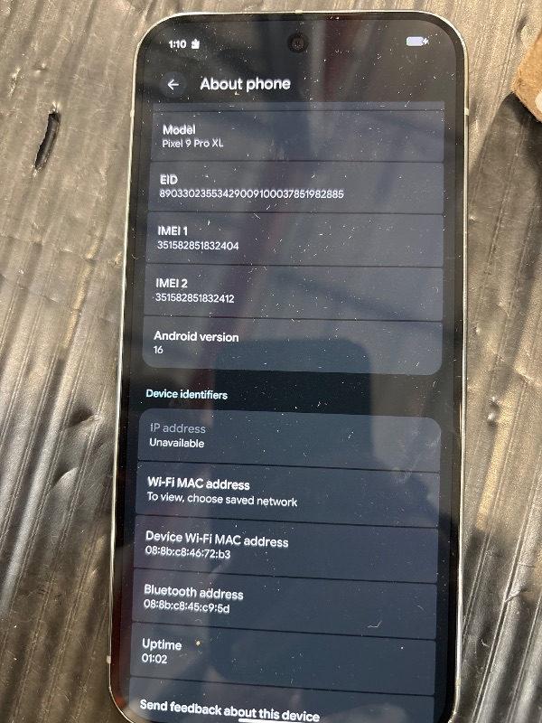 View 3 of Google Pixel 9 Pro XL 5G, 256GB, Hazel - Unlocked