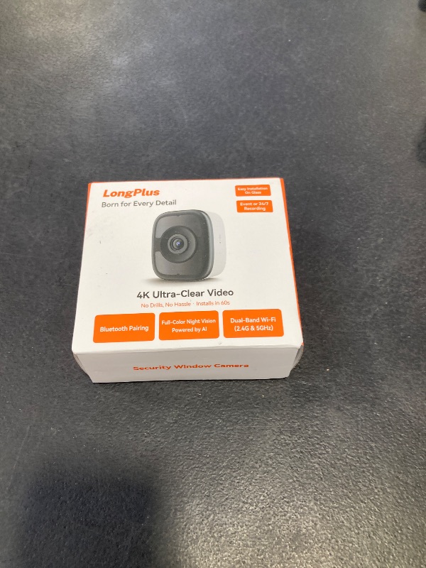 Photo 1 of LongPlus 8MP 4K Window Camera, 2.4/5GHz WiFi Window Cameras for Home Security, Safeview Security Camera with Night Vision Full Color, 24/7 Recording,Human/Car Detection,2 Way Talk,Easy Install