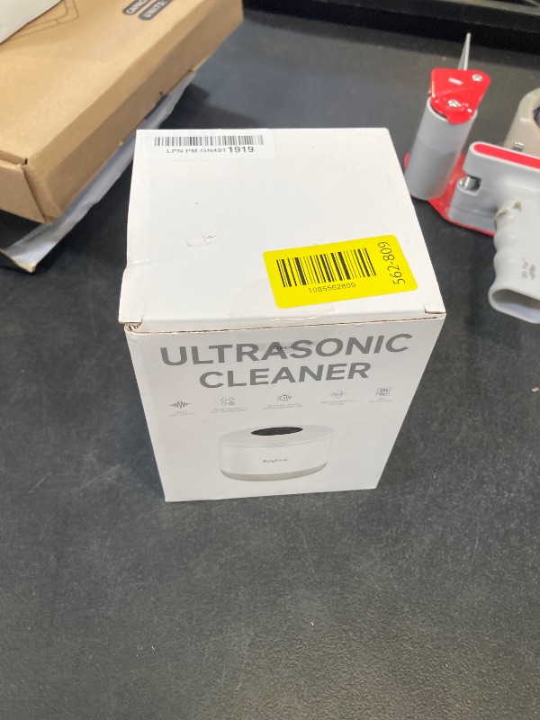 Photo 1 of AnyFine Advanced Ultrasonic Retainer Cleaner Machine for Dentures, Mouth Guards, Braces, Toothbrush Heads, Jewelry, 45kHz Triple-Phase Purification System, 4 Modes for Multiple Dental Appliances