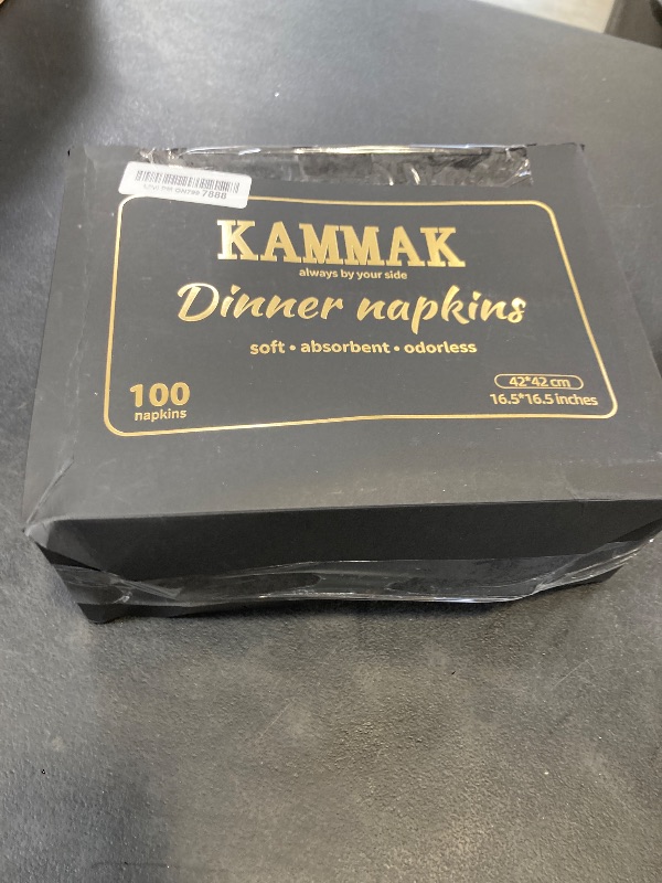 Photo 1 of KAMMAK Burgundy Napkins Disposbale Wine Red Cloth like Paper Dinner Napkins with Pocket 100 Pack Guest Hand Towel for Party Decoration, Wedding Reception, Bathroon, Restaurant (16.5 x 16.5 inch)
