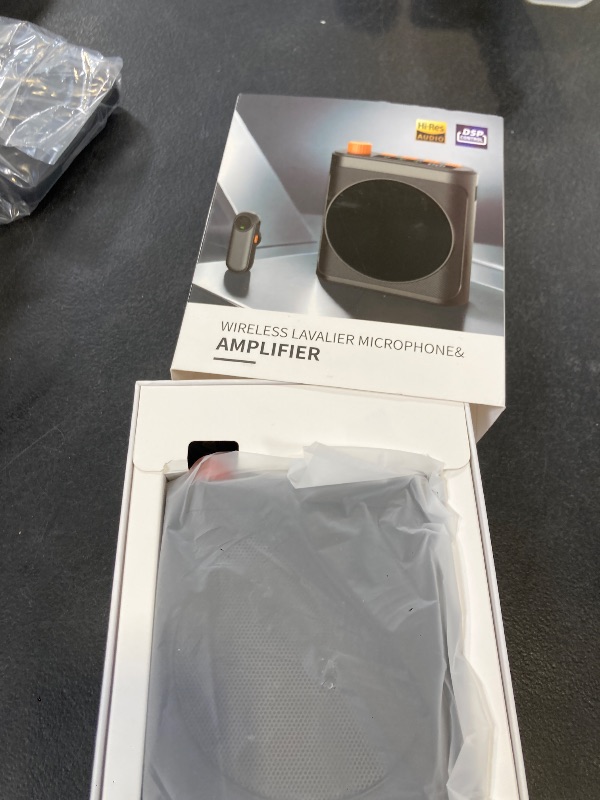 Photo 1 of Voice Amplifier Wireless Microphone with Magnetic, Portable Voice Amplifier for Teachers with 2 Mic, Rechargeable Bluetooth Speaker System for Classroom, Yoga, Meetings, Speeches