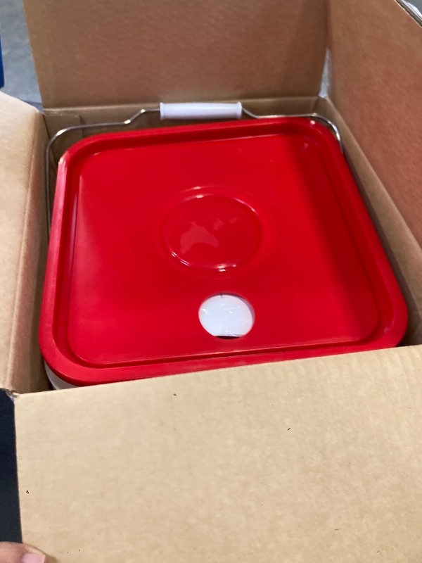 Photo 1 of RentACoop?2 Gallon?Chicken?Waterer with?4 Auto-Fill Water Cups, 4?Horizontal?Nipples, and Custom Adjustable Stand; BPA-Free; Large Capacity Poultry Waterer- Center Placement