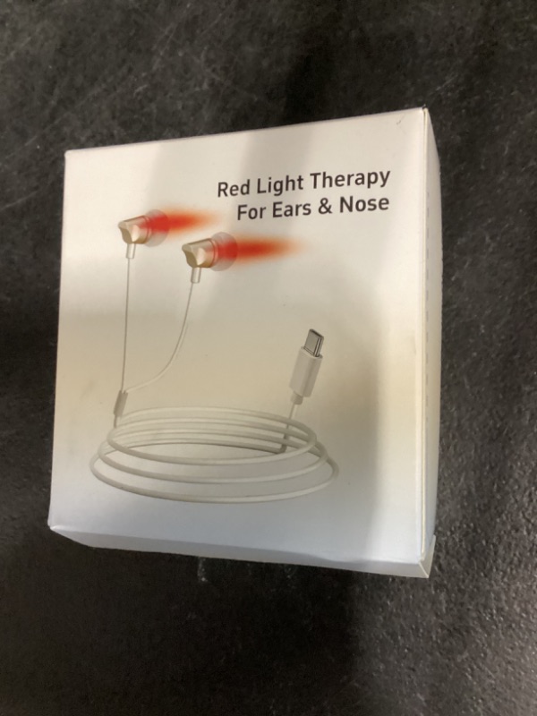 Photo 1 of 2026 Upgraded 2-in-1 Red Light Device for Ears & Nose, 650nm Ear & Nasal Light for Daily Ear Care & Comfort, Hearing Wellness Support, Type-C Powered Design