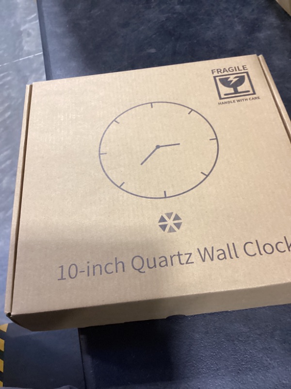 Photo 1 of eYotto 10 Inch Small Outdoor Clock Waterproof with Thermometer,Weather-Resistant Non-Ticking Battery Operated Wall Clocks Weatherproof for Patio, Pool, Garden, Lanai, Fence, Porch, Deck
