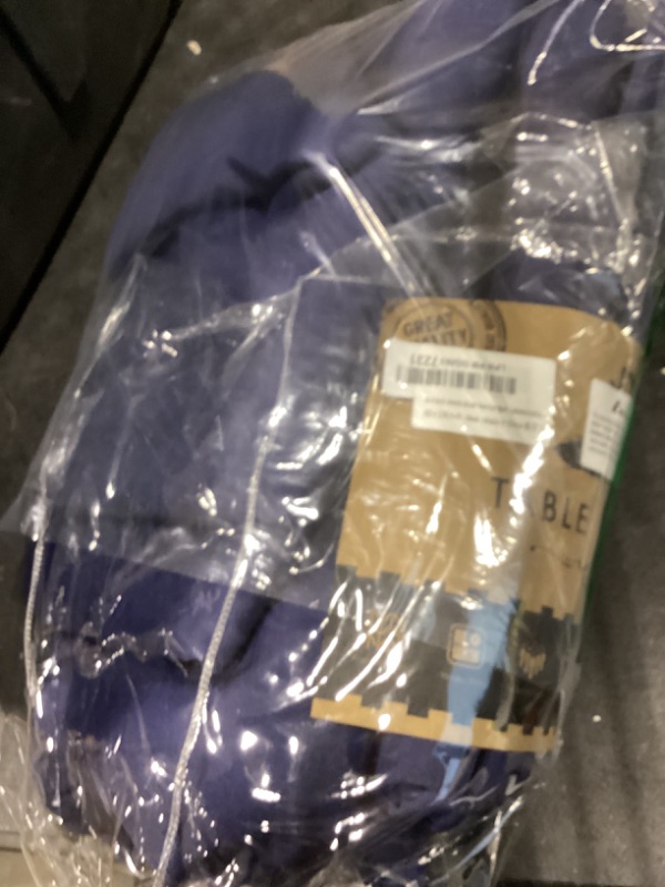 Photo 1 of BRILLMAX 6 Pack Navy Blue Tablecloths 60 x 126 Inch for 8ft Rectangle Tables - 150 GSM Polyester Fabric, 15" Standard Drop, Water, Stain & Wrinkle Resistant Cloth Cover for Wedding Dining Buffet