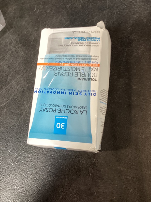 Photo 1 of La Roche-Posay Toleriane Double Repair Matte Moisturizer SPF 30, Lightweight Daily Face Moisturizer for Oily Skin & Combination Skin, With Niacinamide & Vitamin B3, Oil Free, Fragrance Free