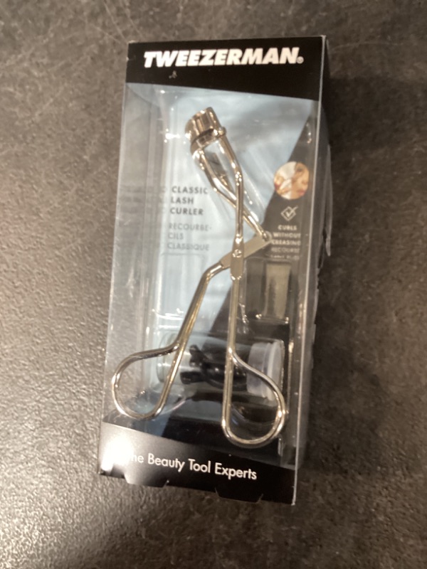 Photo 1 of Tweezerman Classic Eyelash Curler with Refill Pads - Makeup Eyelash Tool for All Eye Shapes