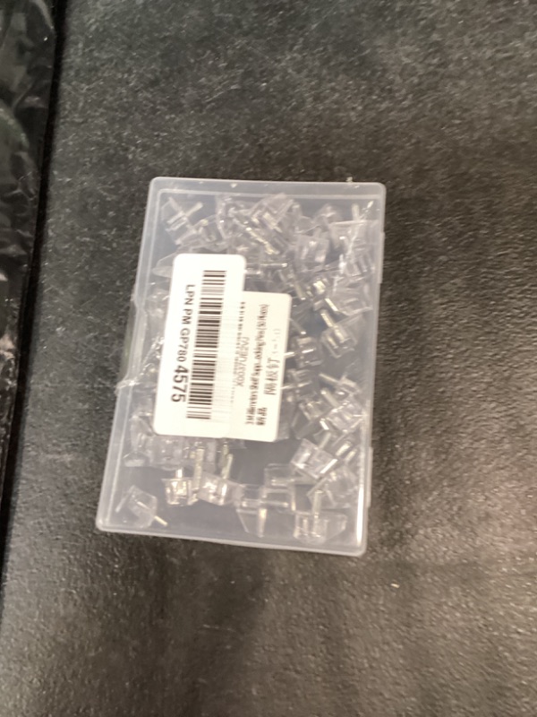 Photo 1 of 3 Millimeters or 1/8 Inch Shelf Support Peg?Support Cabinet Shelf Pins?Clear Plastic Replacement Peg Cabinet Shelf Supports Pins Shelf Holder Locking Pins (50 Pieces)