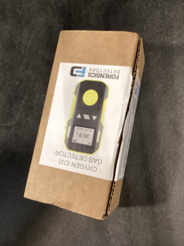 Photo 1 of Oxygen Detector by Forensics | USA NIST Calibration & Certificate | Dust & Explosion Proof | USB Recharge | Sound, Light and Vibration Alarms | 0-30% O2 |