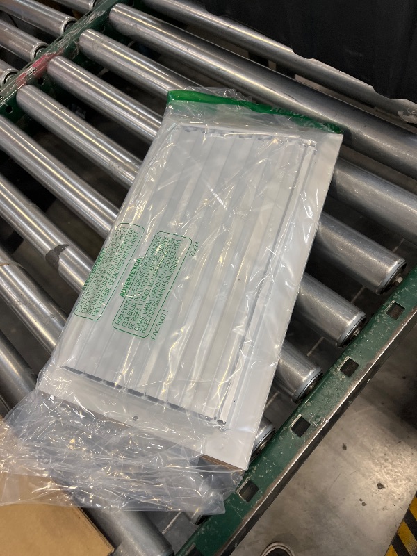 Photo 1 of 14 x 8 Inch [Duct Opening] Air Vent Covers for Wall or Ceiling - High Airflow 2 Way Steel Ventilation - Adjustable Wall/Ceiling Register, 15-3/4 Inch x 9-3/4 Inch [Overall Dimensions]