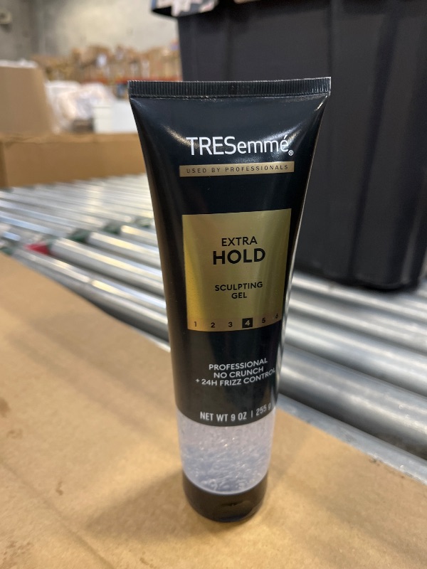 Photo 1 of TRESemmé Hair Gel, Sculpting, Extra Hold,  – Frizz Control, Professional Quality Styling Products, Alcohol-Free, 9 Oz Ea