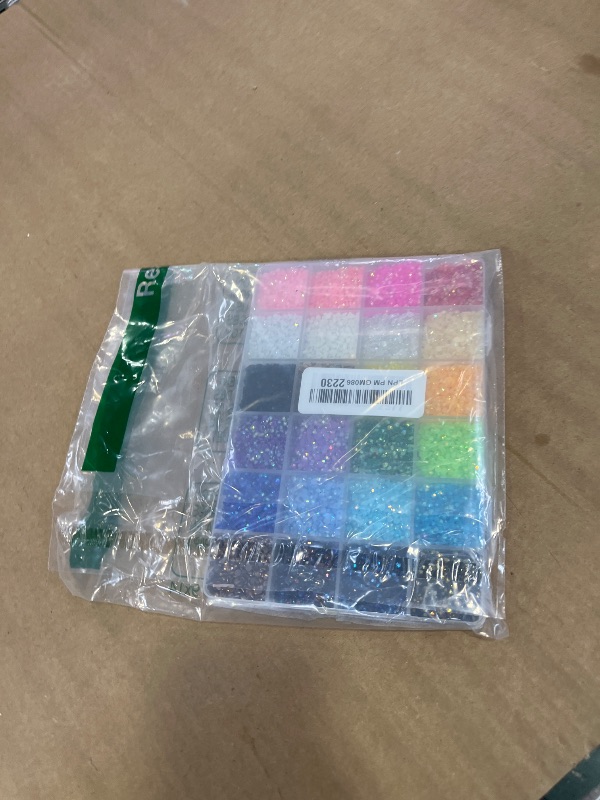 Photo 1 of 34000Pcs Resin Jelly Rhinestones for Bedazzling, Multicolor 3mm Flatback Gems for Diamond Art, Bedazzler Kit with 3Pcs 10ml B7000 Jewelry Glue for Bedazzle Thing Crafting Book Nail Art