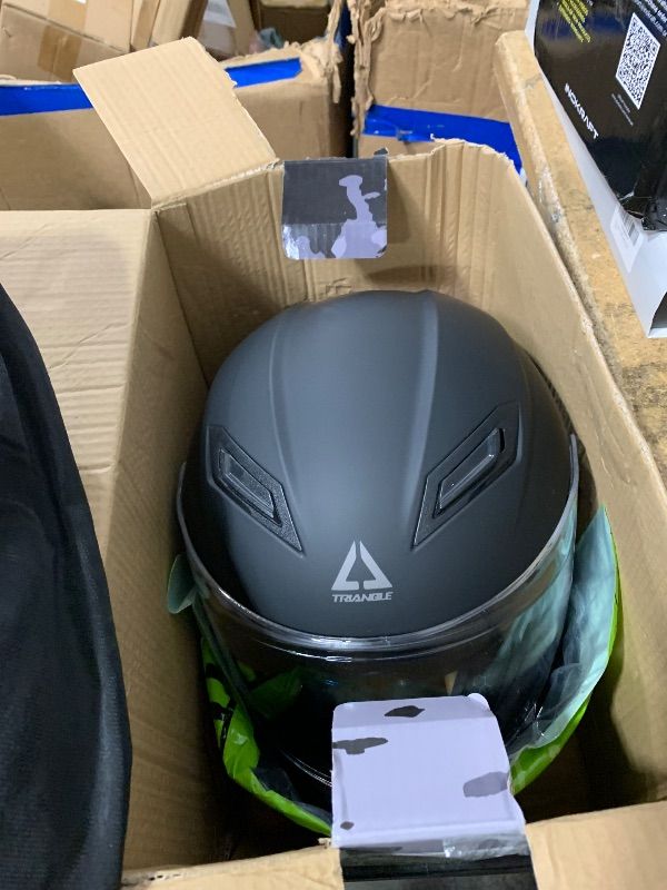 Photo 1 of TRIANGLE Motorcycle Helmets Full face Helmet for Adults Men and Women Dual Visor with Internal Sunshield DOT Approved