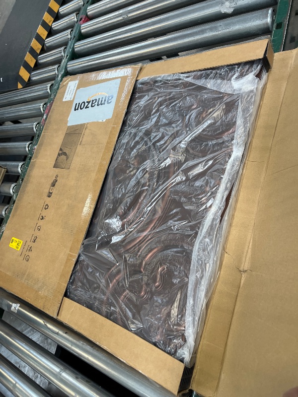Photo 1 of WOWSTAR 12-Pack 24"x24" Drop Ceiling Tiles, Waterproof Glue up Ceiling Panels, Antique Copper