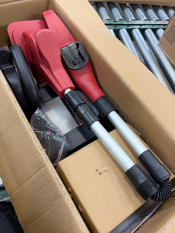 Photo 1 of Battery Powered Tiller Compatible with Milwaukee 18V Battery(Tool Only), 310RPM Folding Electric Rototiller Features 40 Steel Tines, 9.1In Tilling Width & 6.3In Depth Tiller