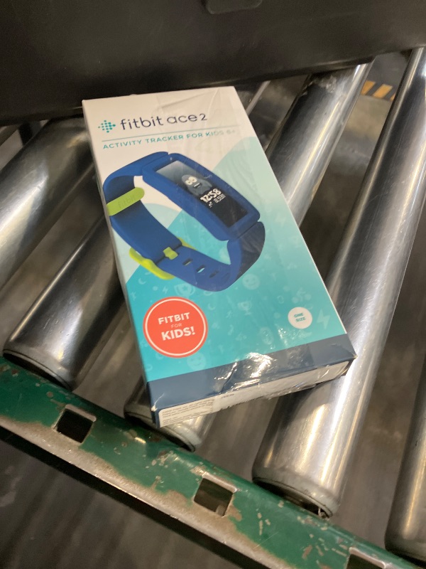 Photo 1 of Fitbit Ace 2 Activity Tracker for Kids, 1 Count, Night Sky + Neon Yellow