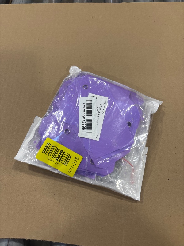 Photo 1 of 100 Plastic Shipping Tags - Waterproof, Durable, Light Purple, 4 3/4" x 2 3/8"